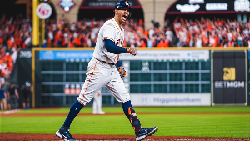 柯瑞亞（Carlos Correa）決定退出經典賽，不會代表波多黎各參賽。（資料圖／翻攝自太空人推特）