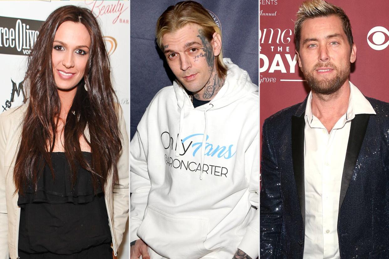 Angel Carter, Lance Bass, Aaron carter