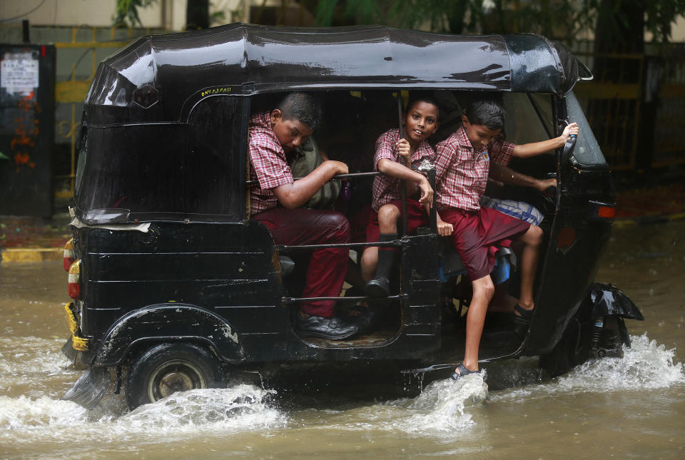 Monsoon season in India