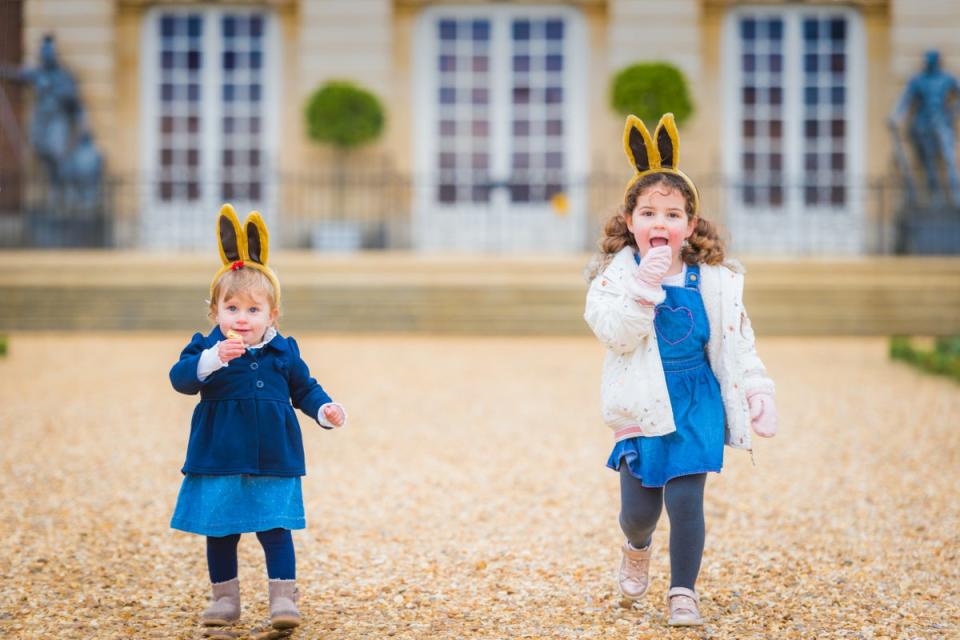 Hop to it: Hampton Court Palace is hosting its popular egg hunt this Easter  (Press handout)