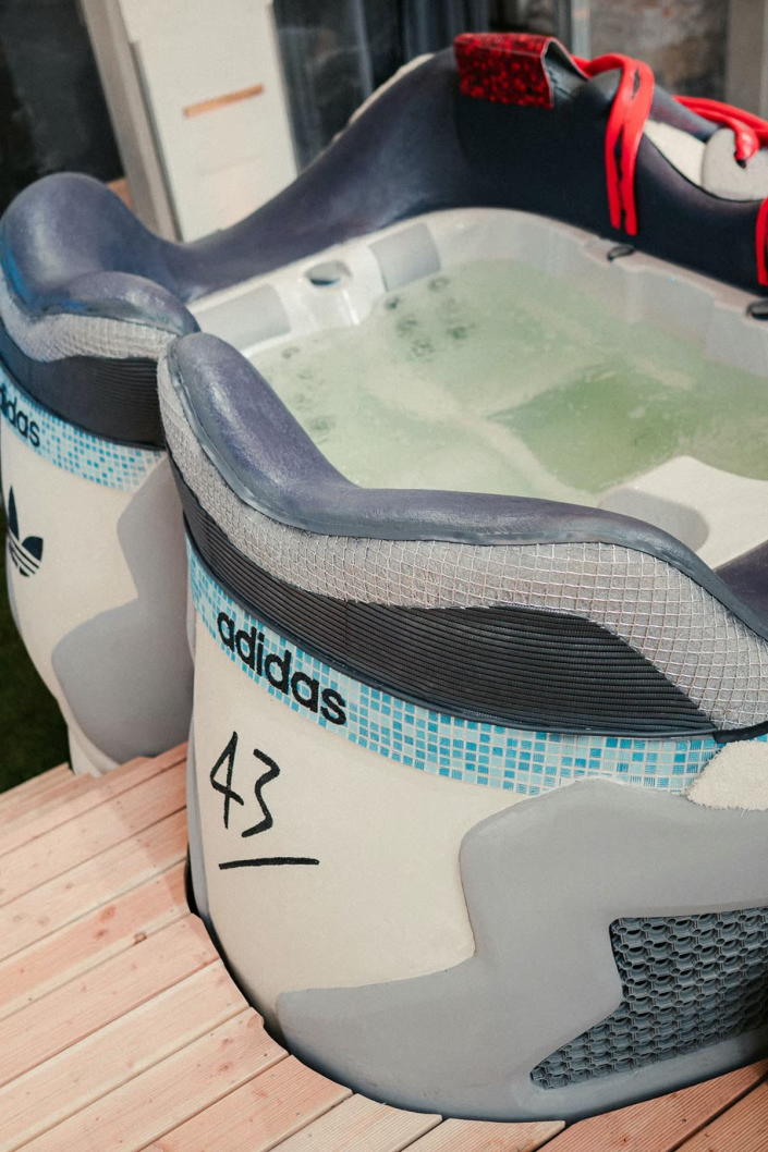 Get a better look at the hot tub built into the Hornback Sneaker Pool.