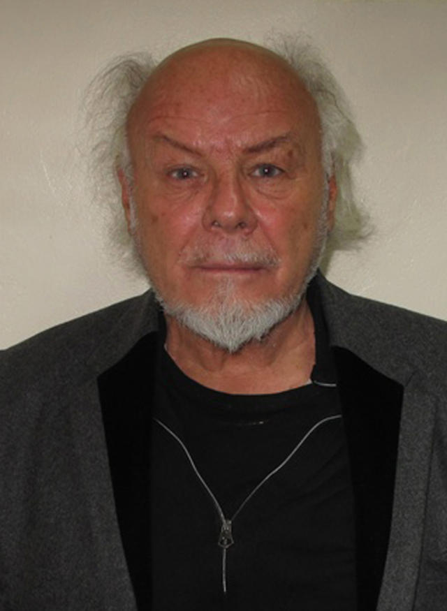 Former British pop star Gary Glitter, whose real name is Paul Gadd, is seen in this undated handout photograph released by the Metropolitan Police in London on February 27, 2015. Glitter, who shot to fame in the 1970s as a 