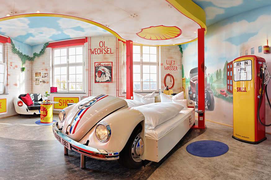 Gas Station Room, V8 Hotel in Stuttgart, Germany