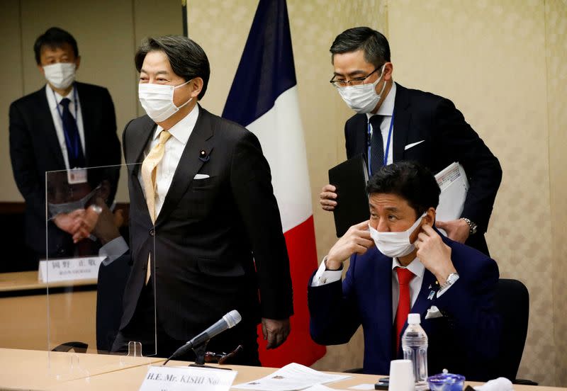 Japan, France to hold virtual meeting of foreign and defence ministers, in Tokyo