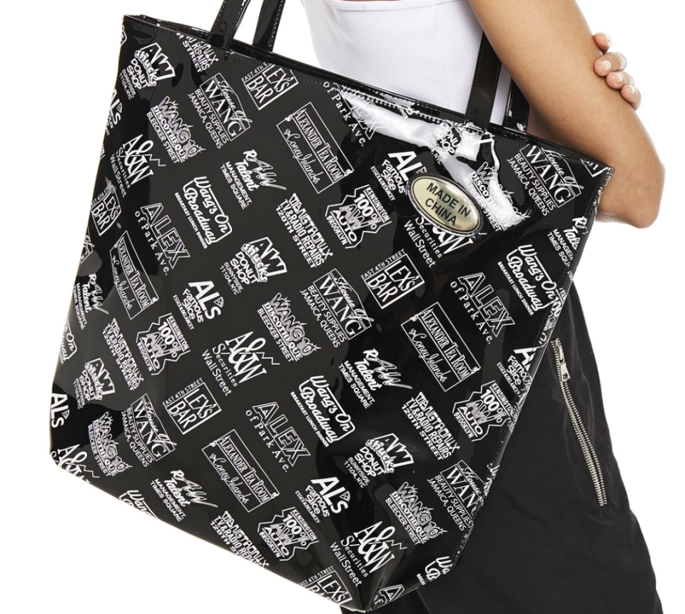 ALEXANDER WANG Tote Bag aus Vinyl mit Print