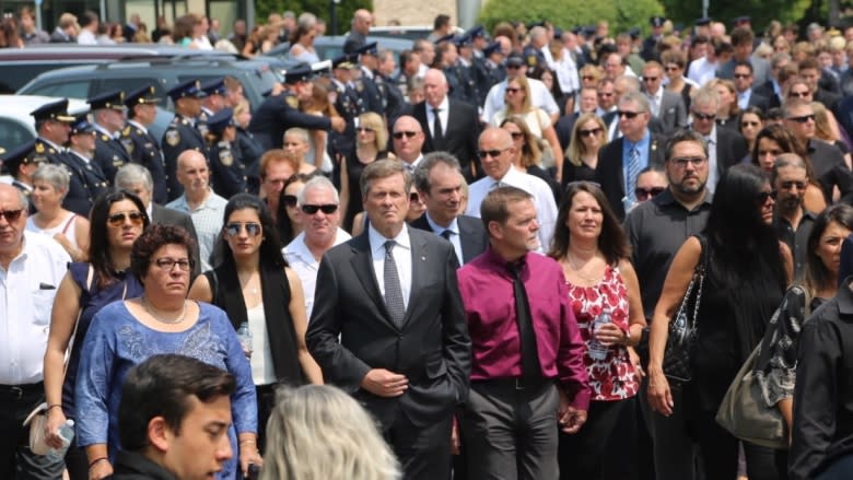 Toronto paramedic remembered as 'bright, shining light' as hundreds attend his funeral