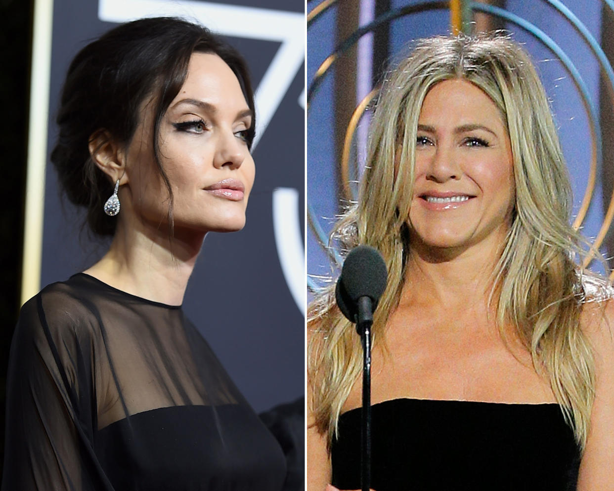 Bei den diesjährigen Golden Globes konnten Angelina Jolie und Jennifer Aniston ein Zusammentreffen nicht vermeiden. (Bild: AP Photo)