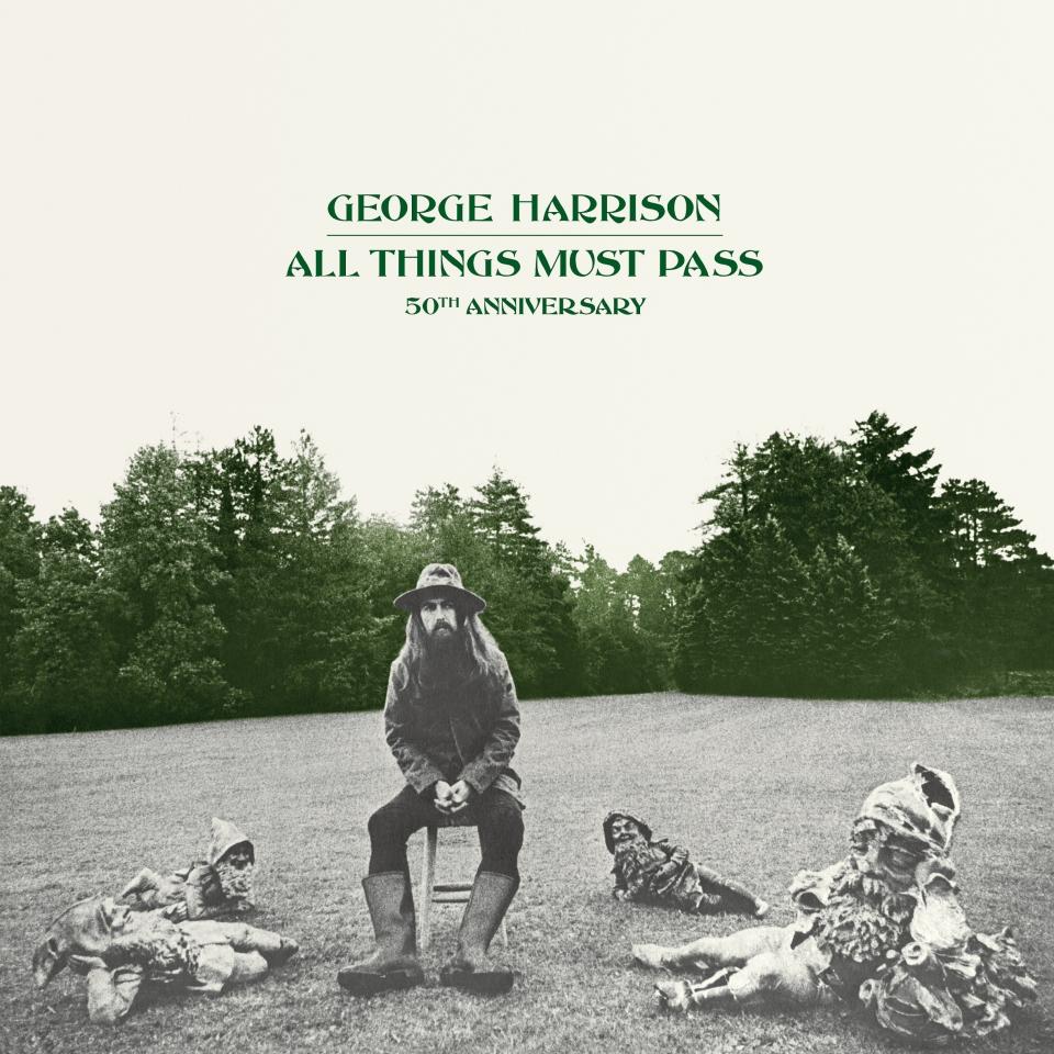 El emblemático álbum de George Harrison "All Things Must Pass" celebra su 50 aniversario este año con una edición especial. (Capitol/UMe via AP)