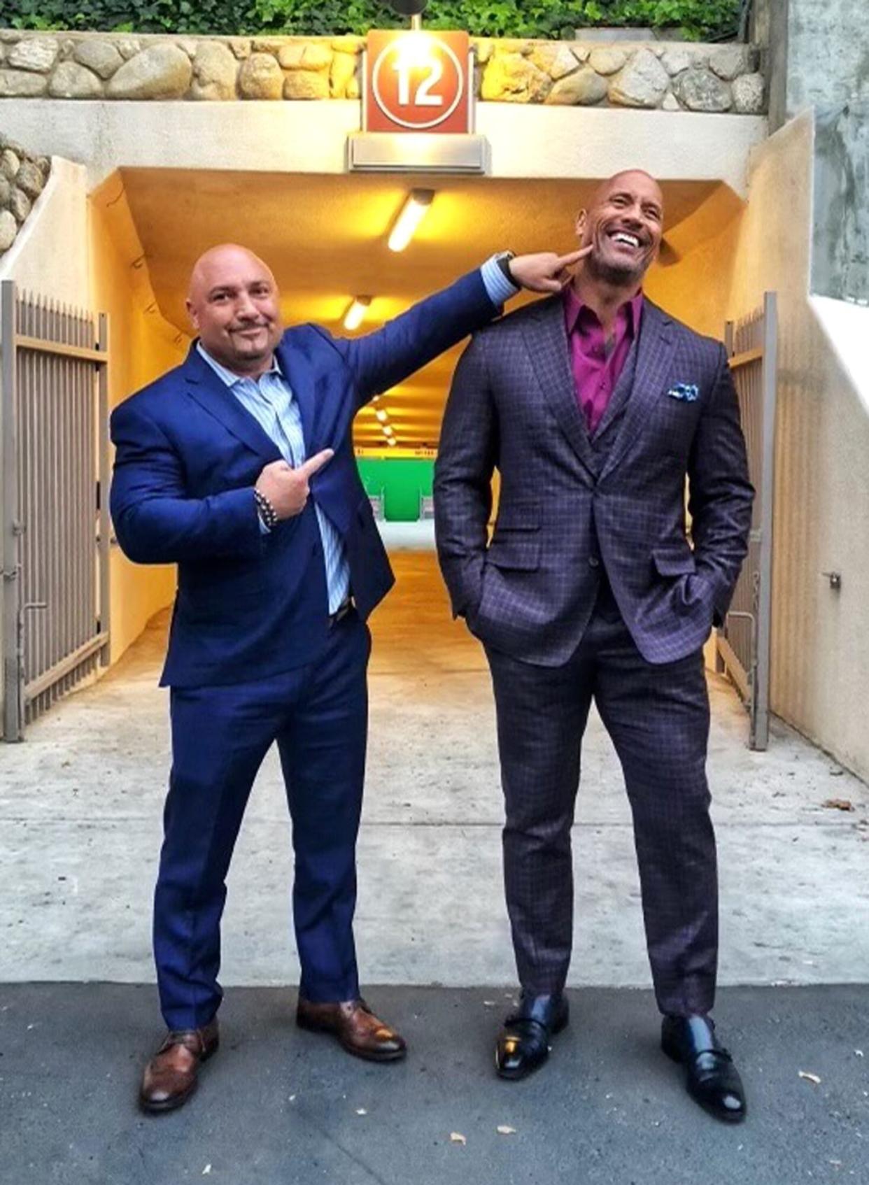 Jay Glazer; Dwayne Johnson