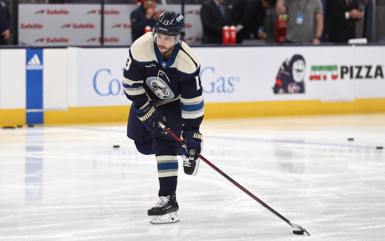 Columbus Blue Jackets forward Johnny Gaudreau/NHL player Johnny Gaudreau, 31, killed in car crash ahead of sister's wedding