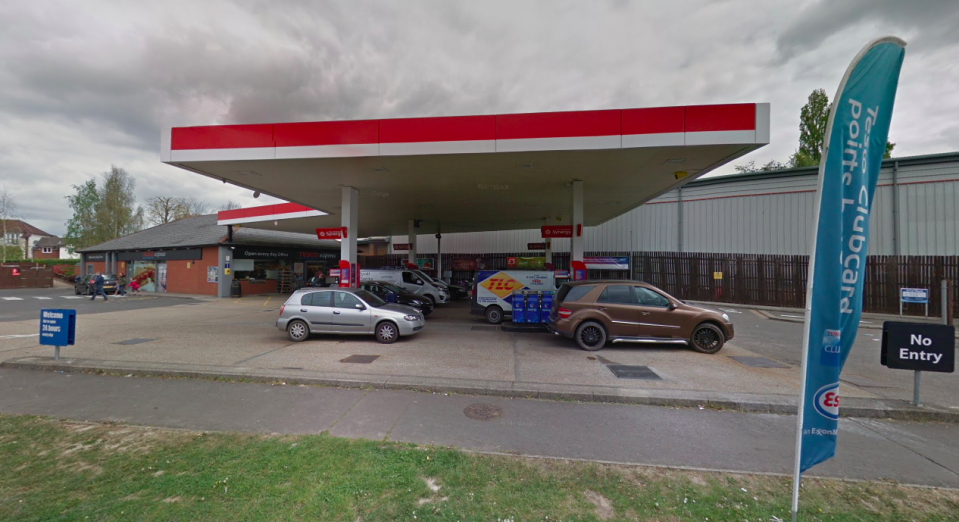 <em>Smith dragged a police officer out of a patrol car and threw her to the ground while ransacking a Tesco Express at an Esso garage in Horsham (Google)</em>