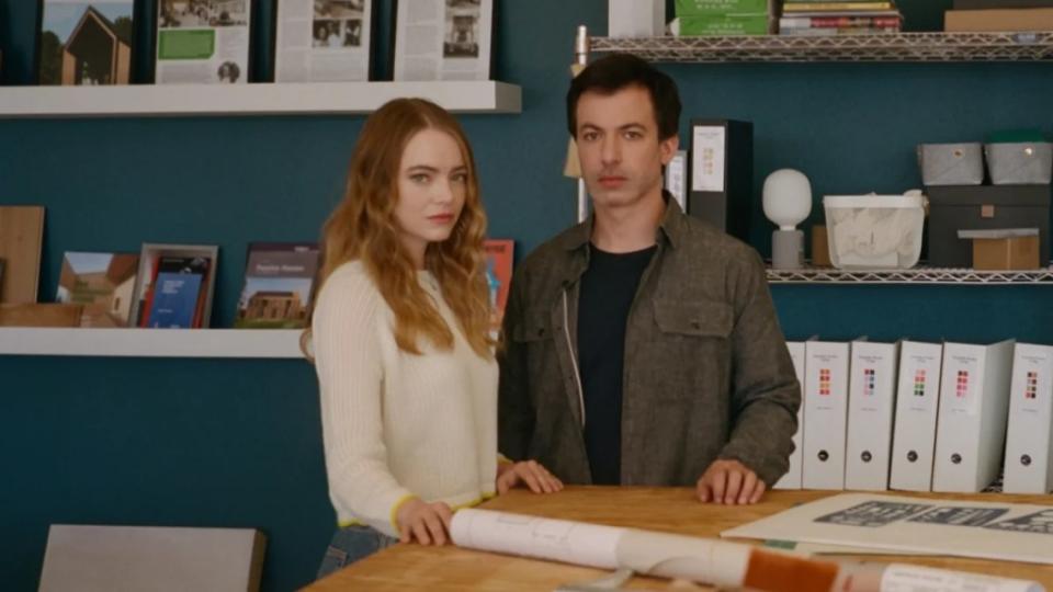 Emma Stone and Nathan Fielder in “The Curse” (Showtime/Paramount+/A24)