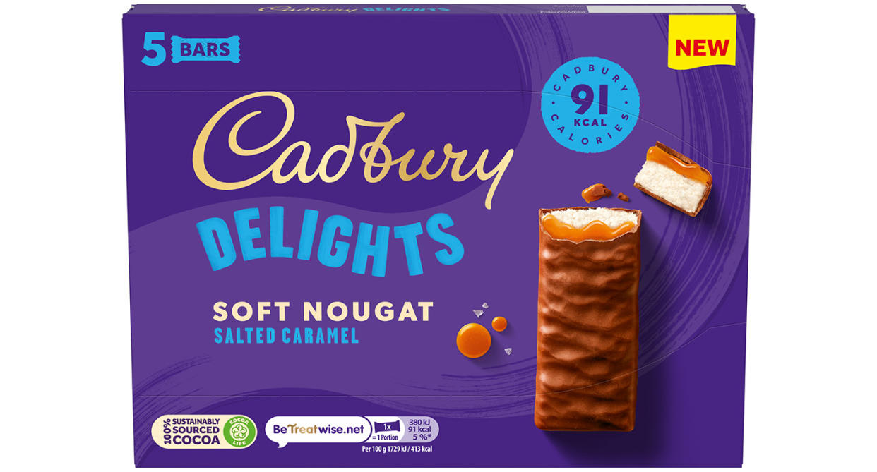 Cadbury salted caramel. (Cadbury)