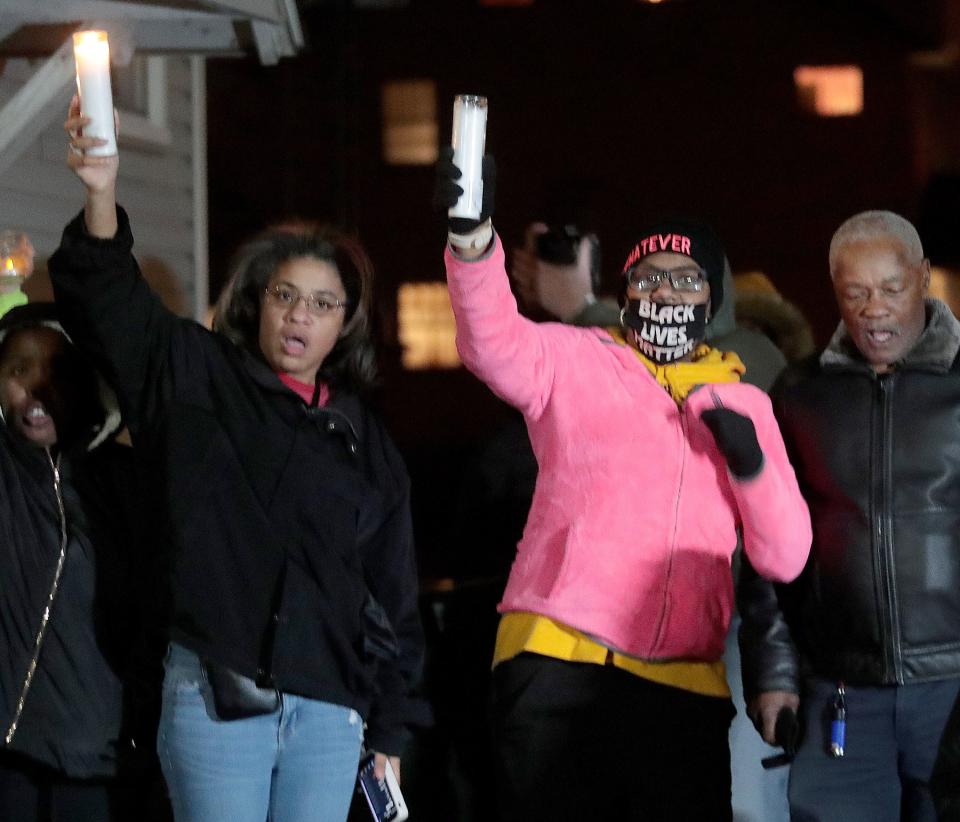 A candlelight vigil was held Wednesday in remembrance of 46-year-old James Williams, who was shot and killed by Canton police on Jan. 1.