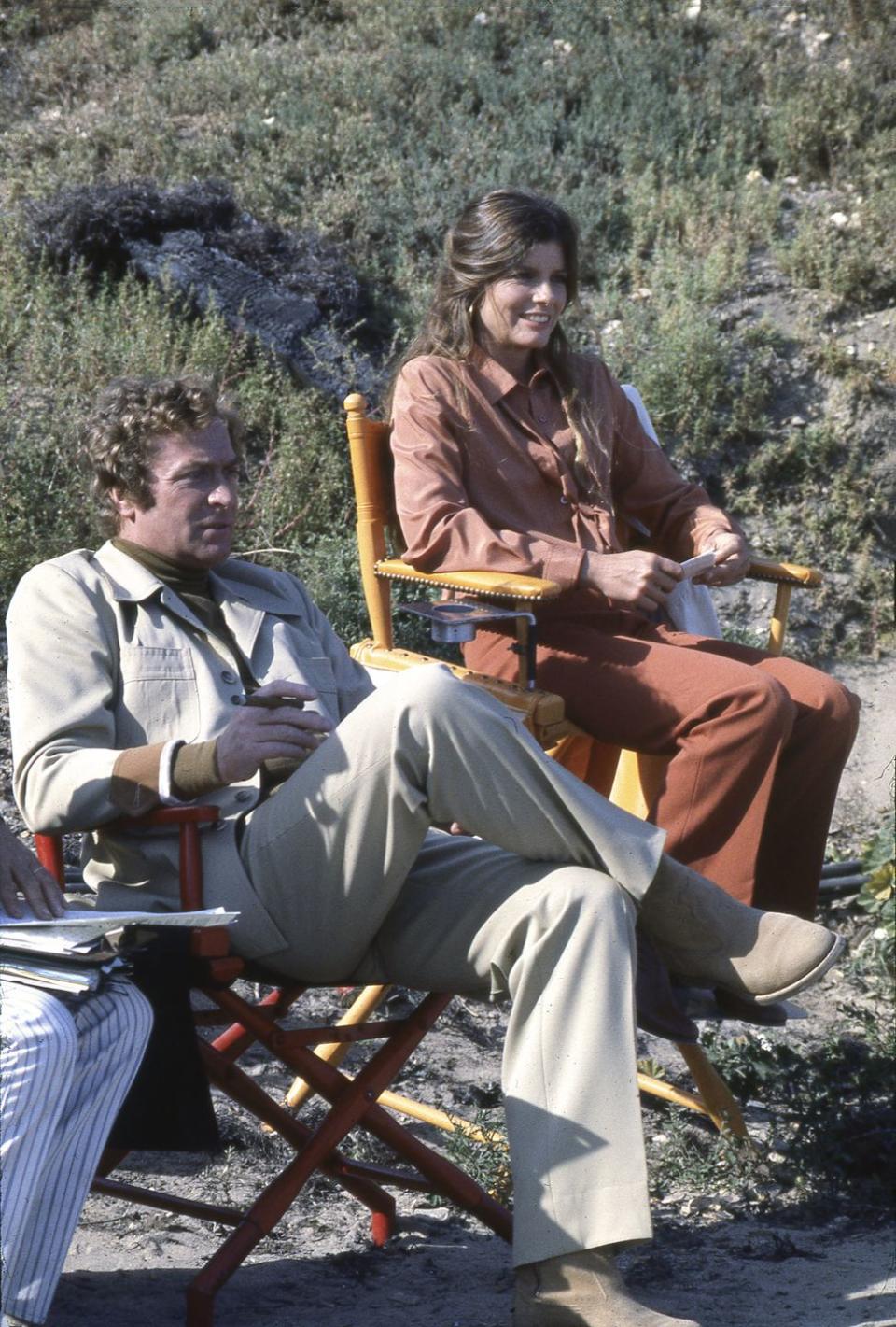 1977: Katharine Ross and Michael Caine