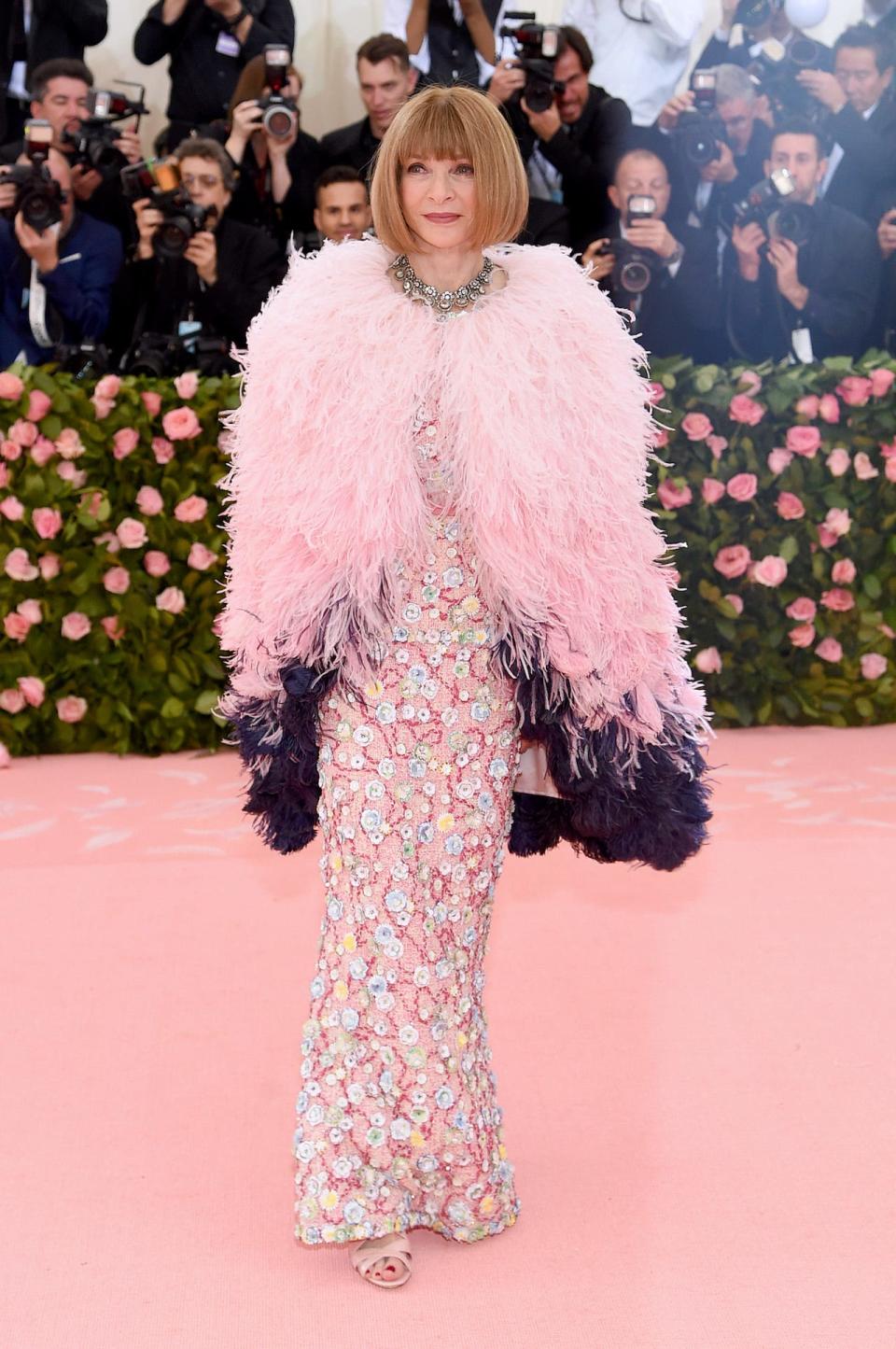 Anna Wintour at the 2019 Met Gala.