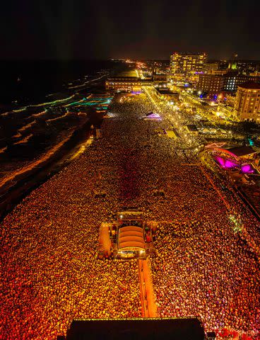 <p>Ismael Quintanilla III</p> Sea of fans swarm to the beaches of Asbury Park to watch Bruce Springsteen's headlining set at Sea.Hear.Now music festival on Sept. 15, 2024.