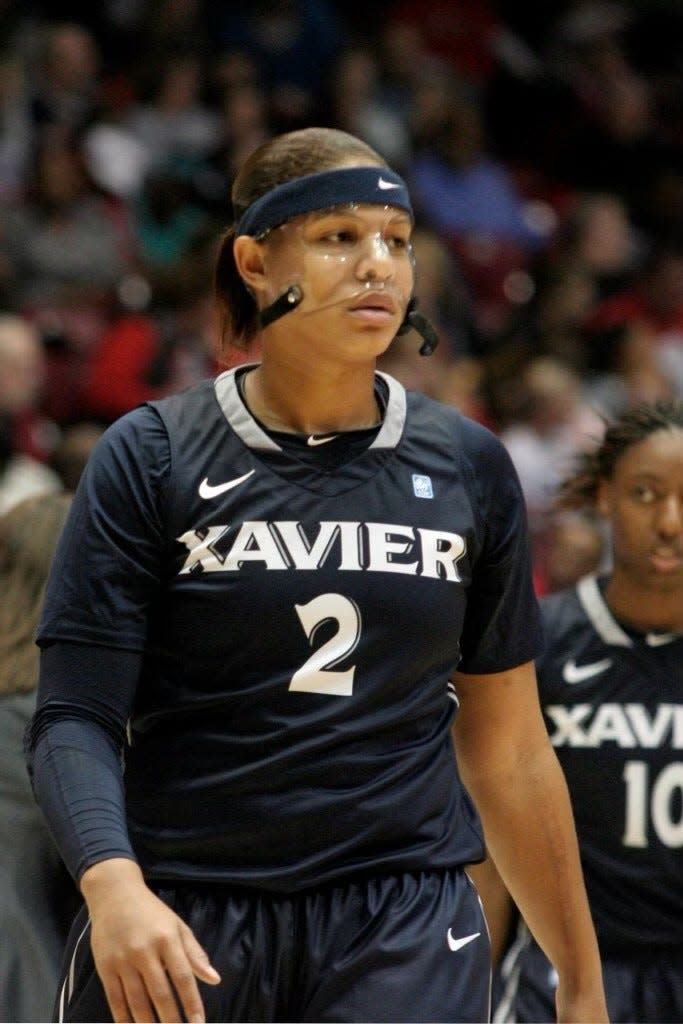 Amber Gray finished her collegiate career with three seasons at Xavier. She was inducted into the Ohio Basketball Hall of Fame in June.