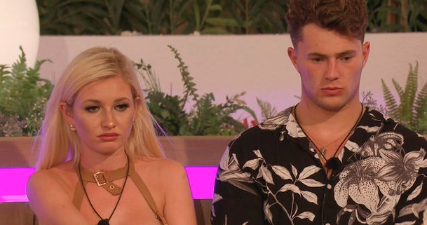 Amy Hart and Curtis Pritchard on Love Island UK