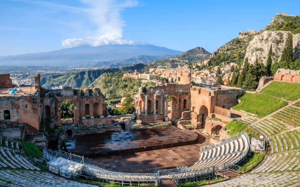 It's more enjoyable to explore the Greco-Roman amphitheatre of Taormina in September - Getty