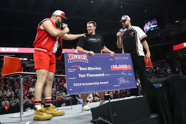 <p>Isabella Marley</p> Jason Kelce Awards Cincinnati Student with Scholarship