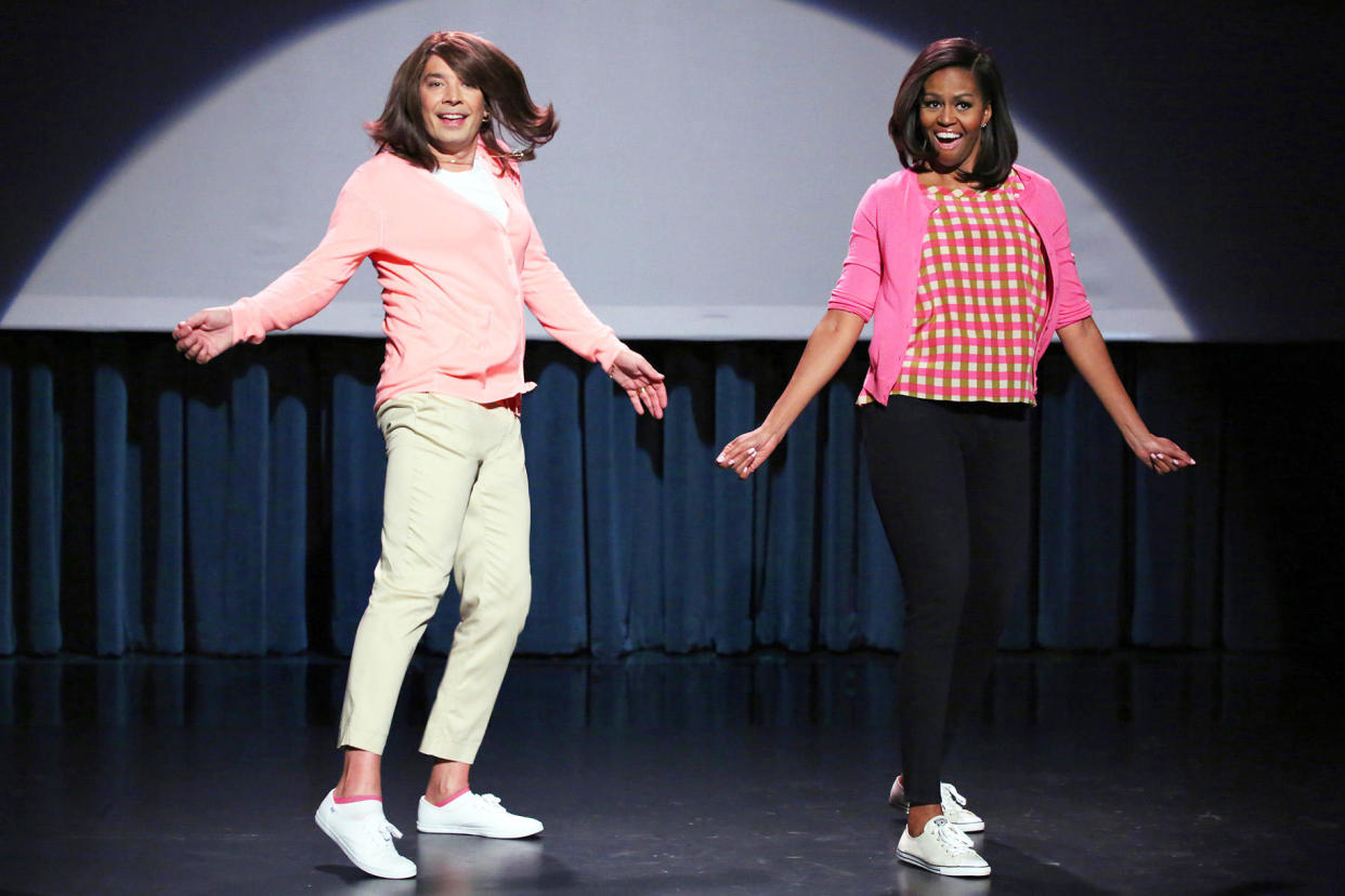 Jimmy Fallon and Michelle Obama | Photo Credits: Douglas Gorenstein/NBC