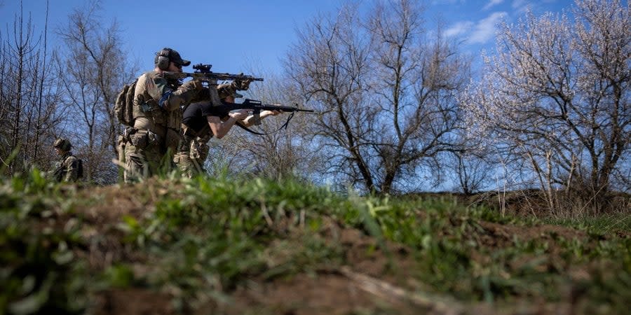 Ukrainian soldiers