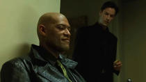 <p> Morpheus' slightly smug smirk as Neo emerges from his conversation with the Oracle says it all. He doesn't need to know what she said to Neo, because Morpheus is already convinced Neo's something special. </p>