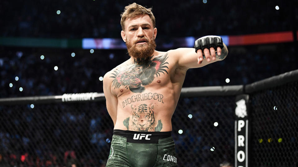 Conor McGregor announced his retirement from MMA on Twitter. (Getty Images)