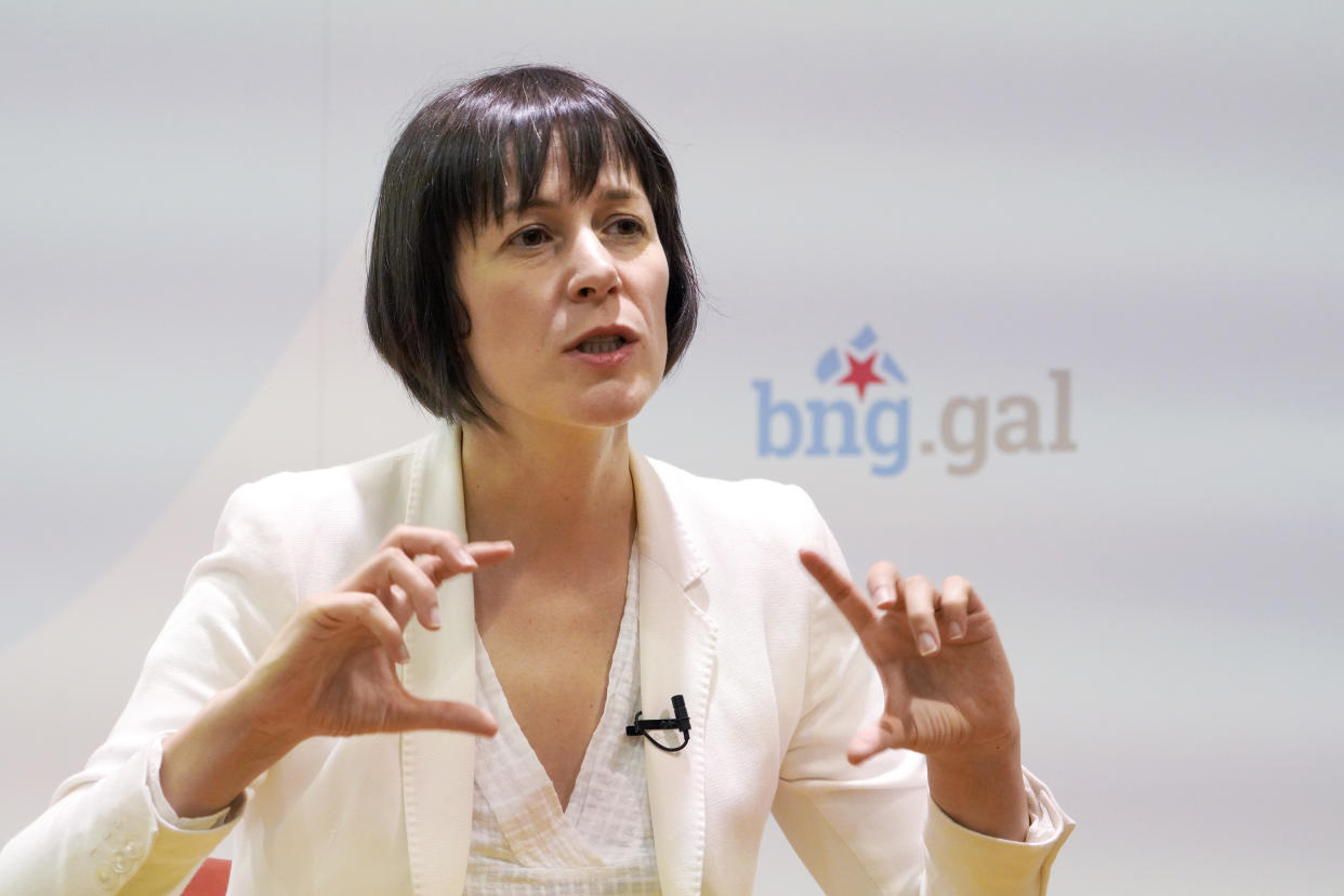 Ana Pontón, líder del Bloque Nacionalista Galego (BNG).