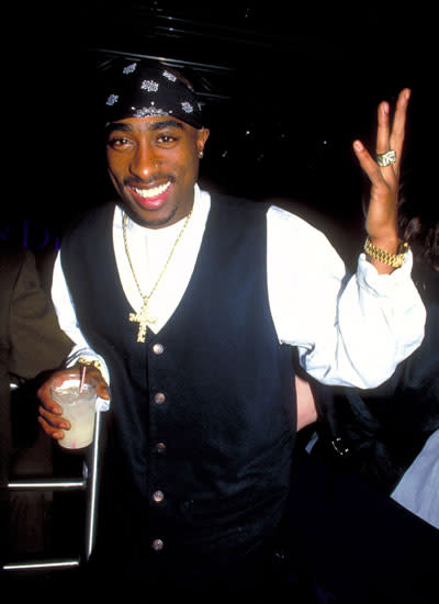 Tupac mit Drink