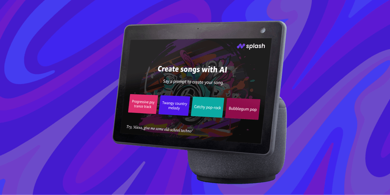  Splash lets you make songs. 