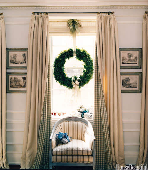 Hang a Wreath in a Window