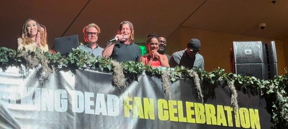 TWD cast at The Walking Dead Fan Celebration