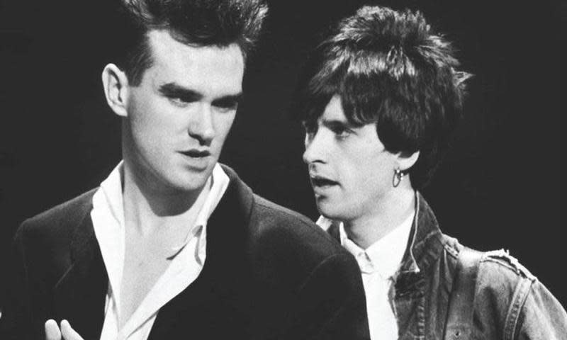 <span>Musically tough and dynamic … Morrissey and Johnny Marr in their Smiths days.</span><span>Photograph: Omnibus Press</span>