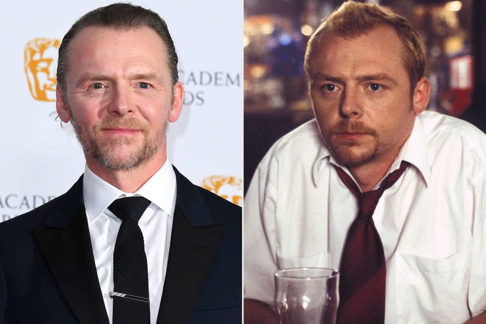 <p>Joe Maher/Getty Images; Oliver Upton/Big Talk/Kobal/Shutterstock</p> Simon Pegg