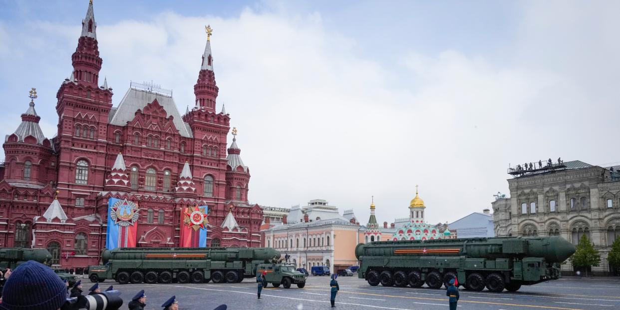 Militärparade zum Tag des Sieges in Russland<span class="copyright">Alexander Zemlianichenko/AP/dpa</span>