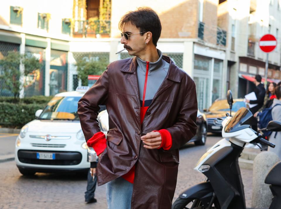 Mustaches aren’t new—but they’re having something of a style renaissance at Men’s Fashion Week.