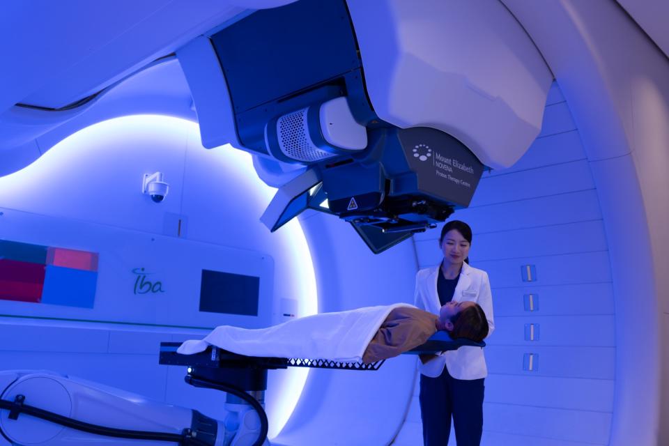 Mount Elizabeth Novena Hospital is the first private hospital in Singapore to offer proton therapy, treating over 100 patients over the last year between the ages of a year and a half and over 80.