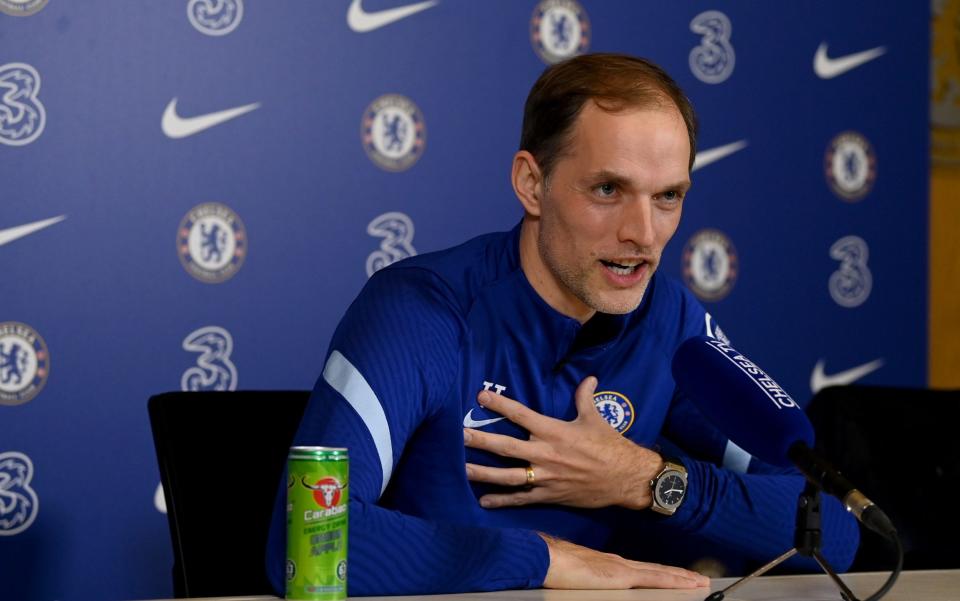  Newly appointed Chelsea manager, Thomas Tuchel, attends a press conference at Chelsea Training Ground - Getty Images