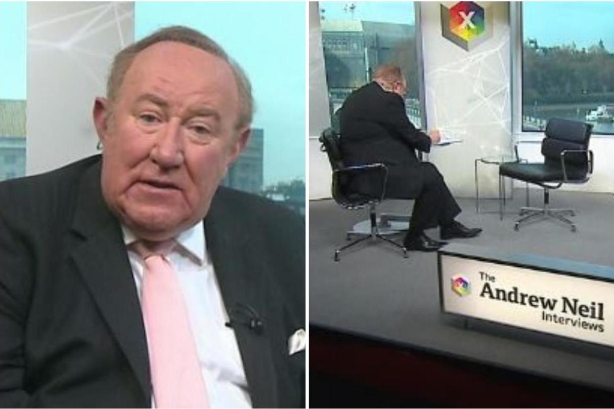 Andrew Neil directly challenged the PM to an interview: BBC