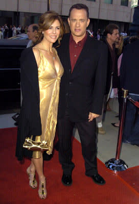 Rita Wilson and Tom Hanks at the Beverly Hills premiere of DreamWorks' The Terminal