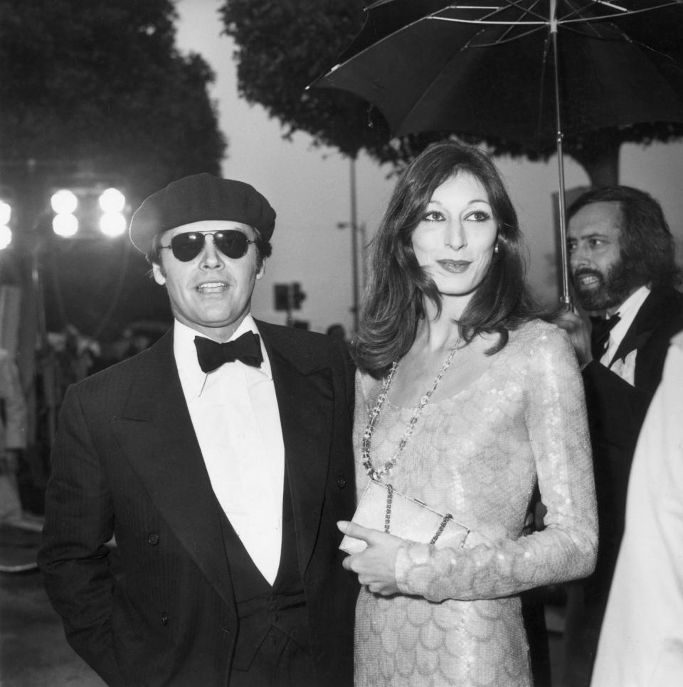 1974: Jack Nicholson and Anjelica Huston