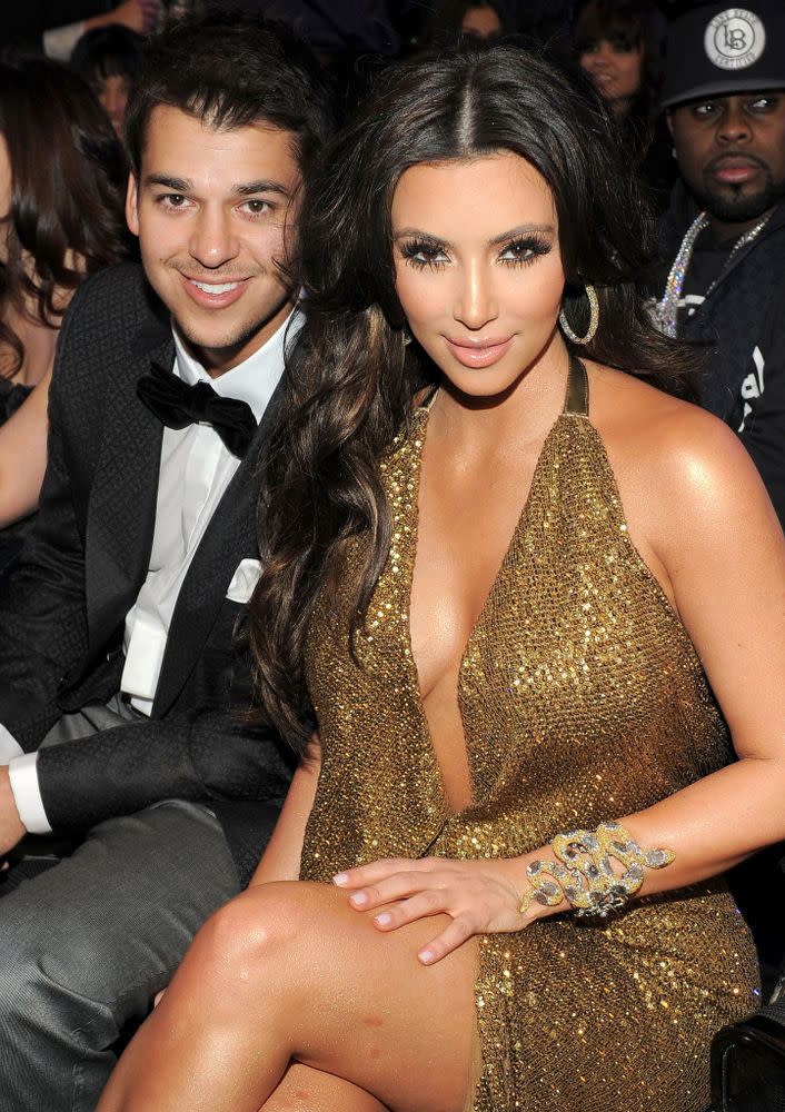 Rob Kardashian and Kim Kardashian West | Larry Busacca/Getty