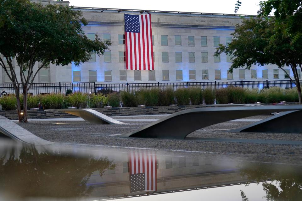 The 9/11 Pentagon Memorial opened in 2008, featuring 184 memorial benches dedicated to each of the victims. The benches are made of stainless steel and inlaid with smooth granite.