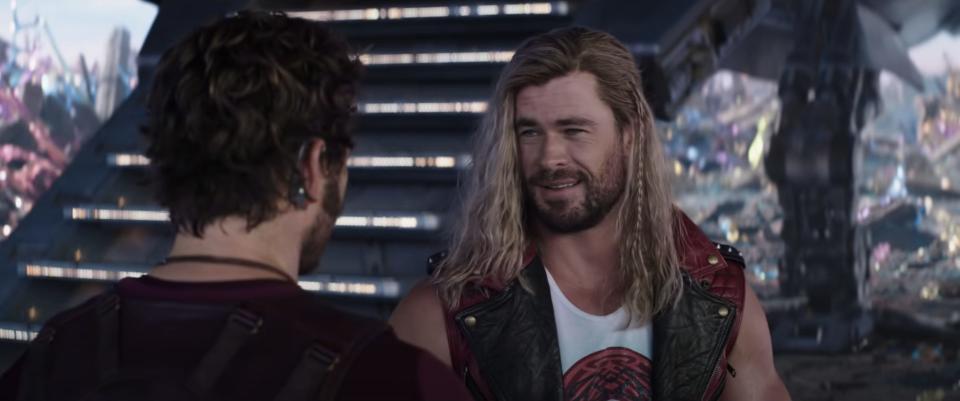 Chris Hemsworth as Thor in the first teaser trailer for "Thor: Love and Thunder."