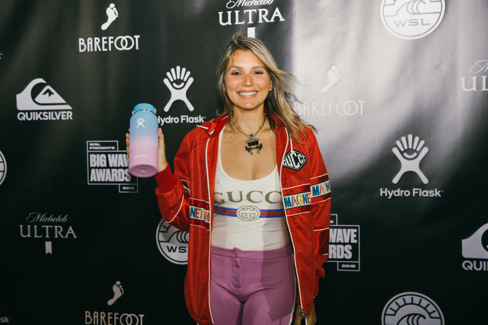 Maya Gabeira (Photo by Jackson Van Kirk/World Surf League via Getty Images)