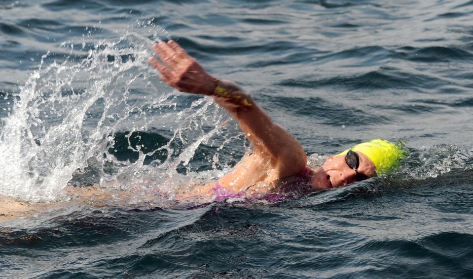 The Provincetown Swim for Life & Paddlers Flotilla fundraiser on Saturday will follow a 1.2-mile route along the harbor shore, with parties organized to cheer on participants.