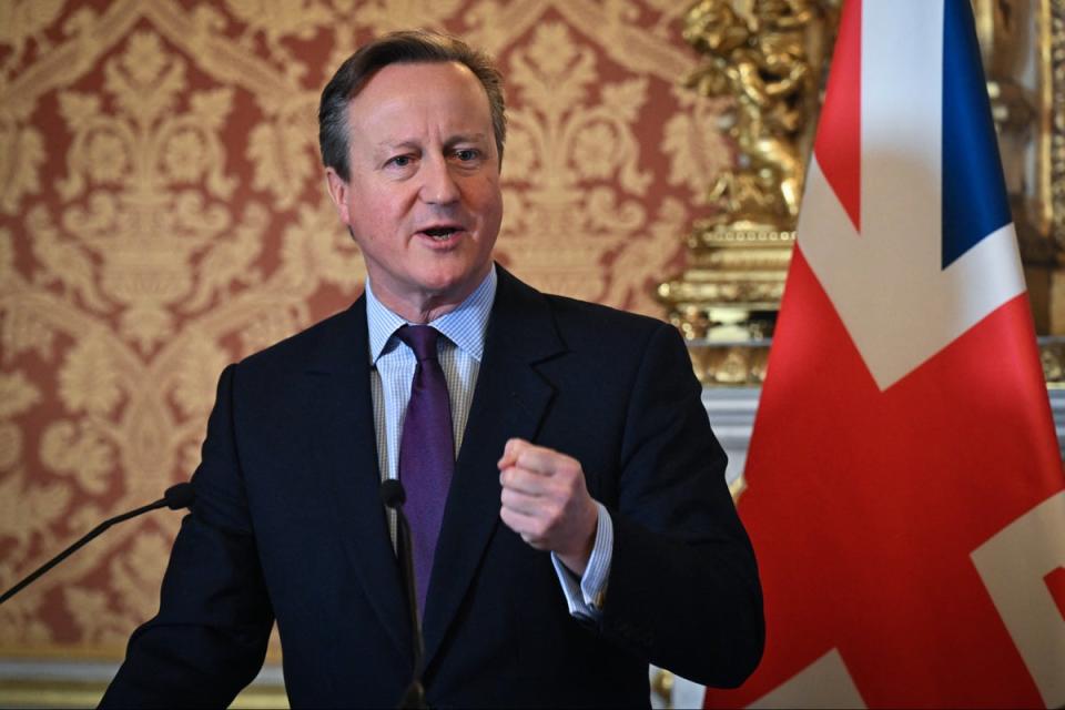 David Cameron has condemned the trial of Jimmy Lai (AFP via Getty)