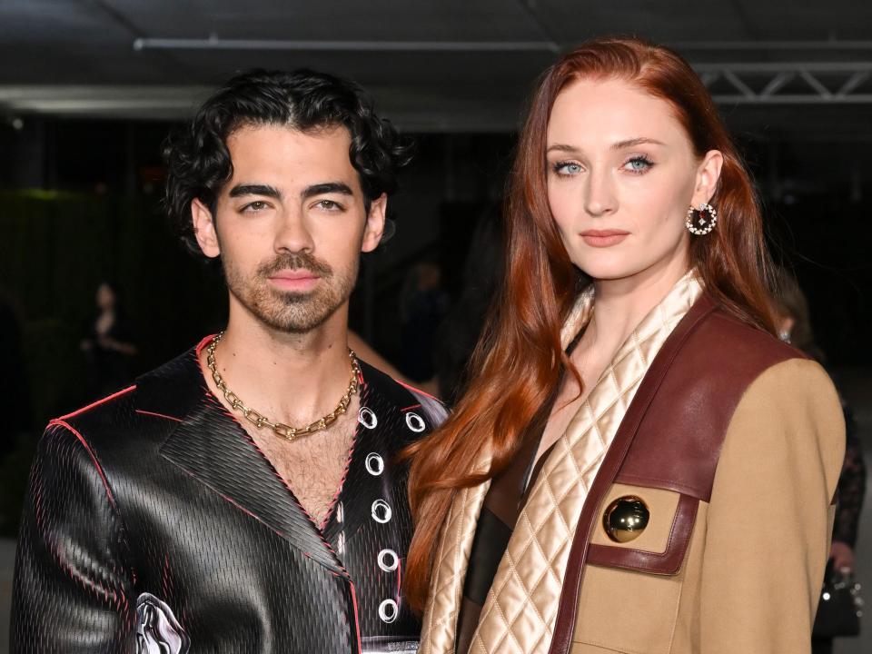 Joe Jonas and Sophie Turner on October 15, 2022 in Los Angeles, California.